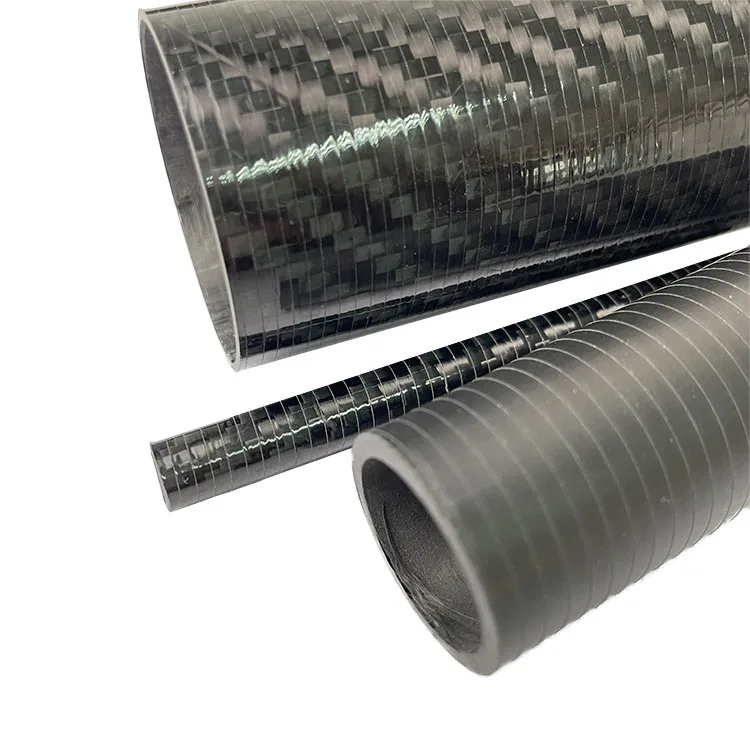 High Density Large Diameter Carbon Fiber Tube Composite Lightweight Professional Carbon Fiber Tube