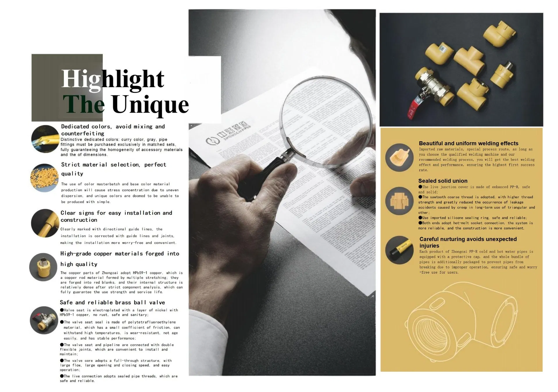 Durable Sch40 PVC PPR Hot Cold Water Pipe Fittings