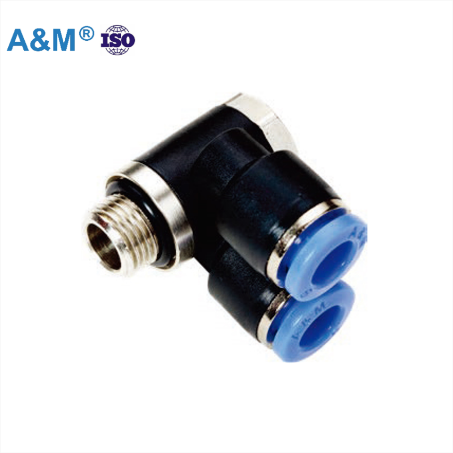 Premium Pneumatic Connectors Pd Plastic Copper Materials Pipe Fittings