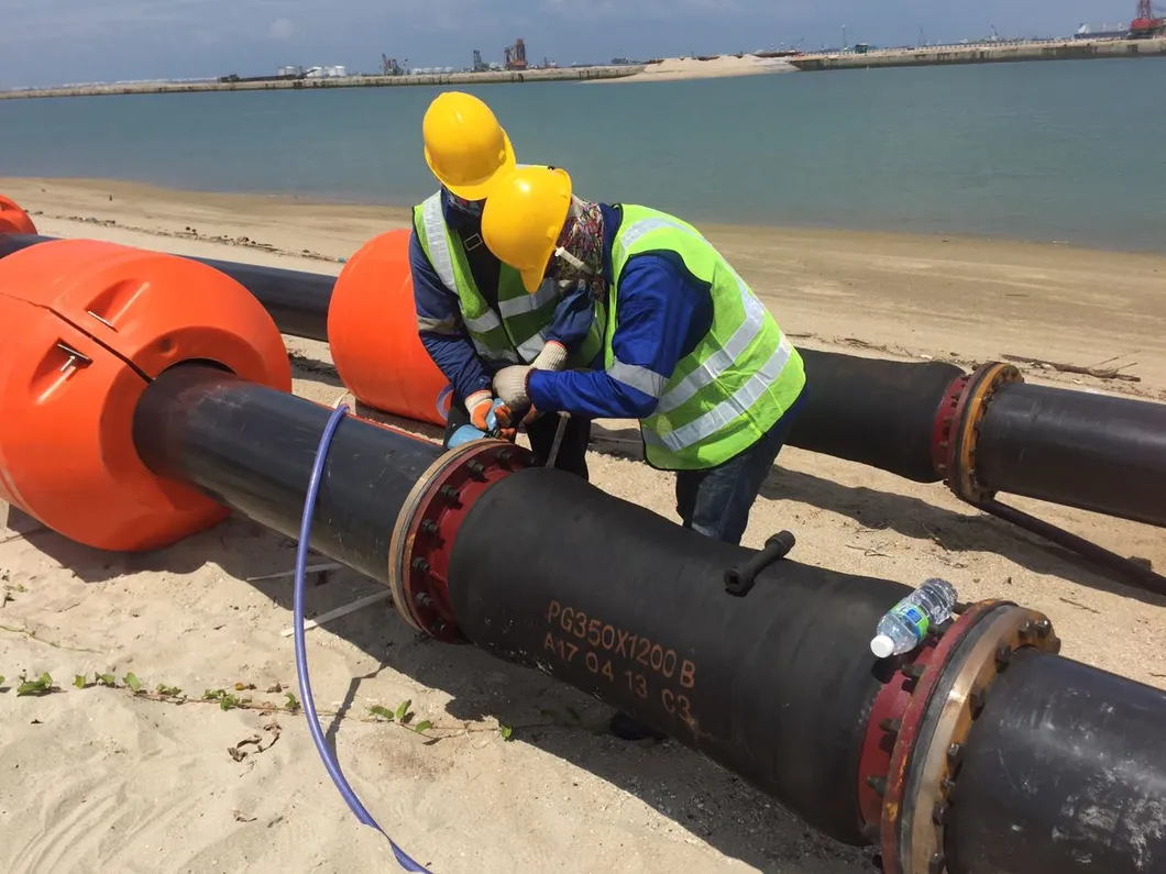 UV Resistant HDPE/UHMWPE Water Pipe Mine Sludge Dredging Pipeline