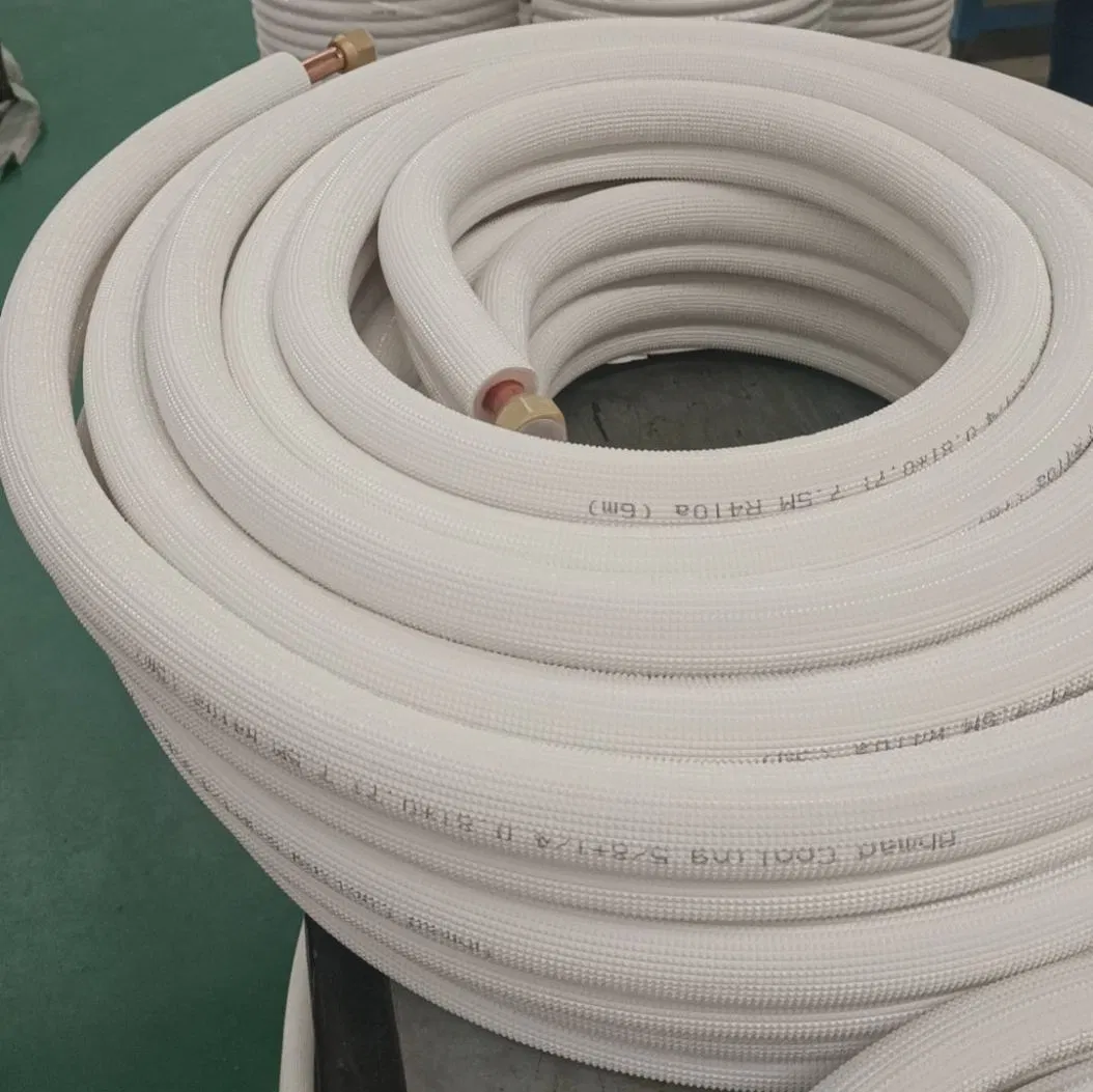 Copper Pipe 4m Tube 3/8" PVC Insulated Copper Tube Pair Coil Air Conditioner Copper Pipe Price