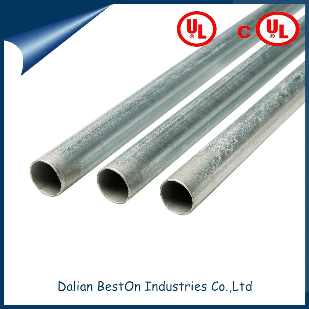 Heavy Duty 1/2" X 10' Metallic EMT Conduit Pipe for Electrical Protection in South America's Warehouses with Rigorous Standards