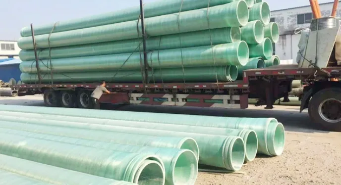 FRP Pipe Winding Ventilation Odor Removal Drainage and Sewage Sand-Filled Underground Large-Diameter