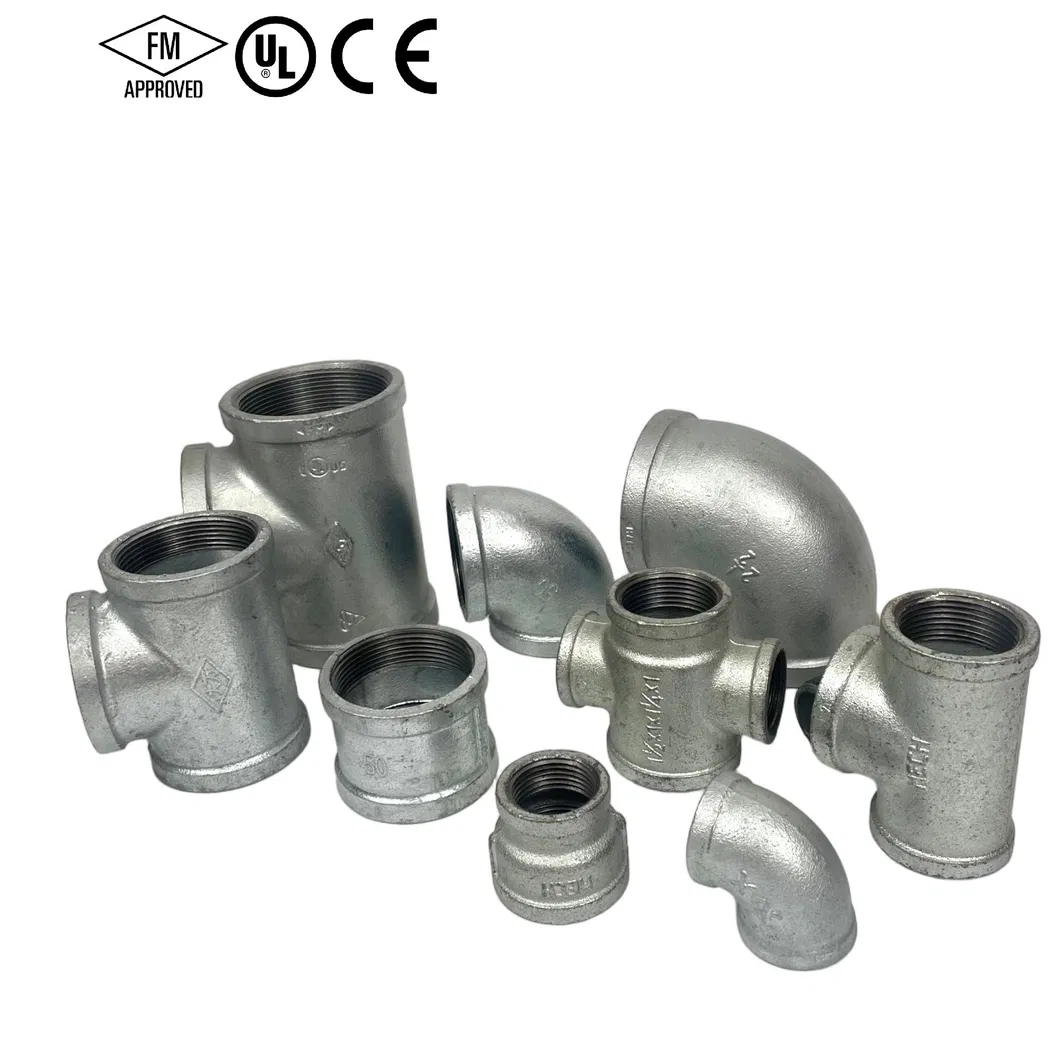 Hot Dipped Gi Galvanized Malleable Iron Cast Iron Socket 2'' Pipe Fitting