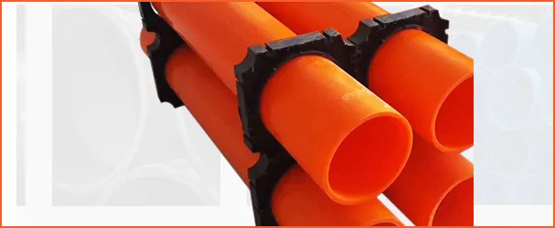 Orange Plastic Mpp Electrical Power Cable Protection Sleeve Pipe for Wire Conduit