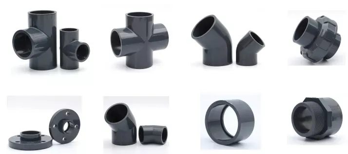 Modern Design CPVC PVC Union Plastic Pipe Fitting 2 Inch Two Way Pipe Connection for Water