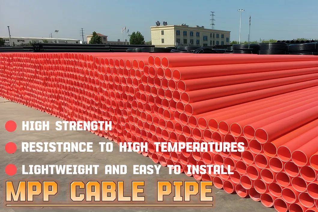 Heavy-Duty 160mm Mpp Power Cable Protection Pipe for Safety