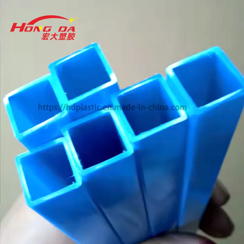 Customized High Temperature and Flame Retardant PVC/ABS/PP/PE Plastic Square Pipe