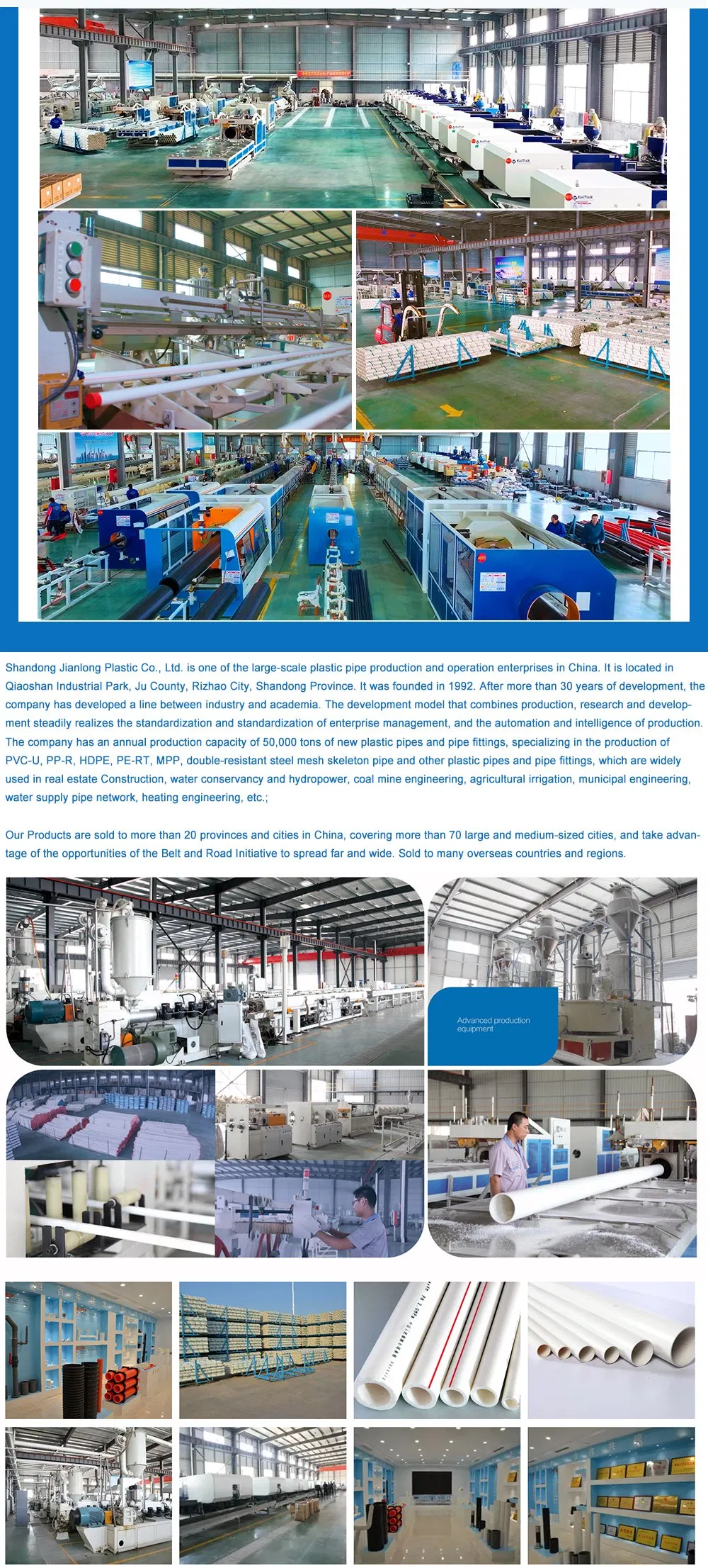 Plastic Pipe Fitting PVC UPVC Flange for Tube Socket Connect Plain Backing Ring