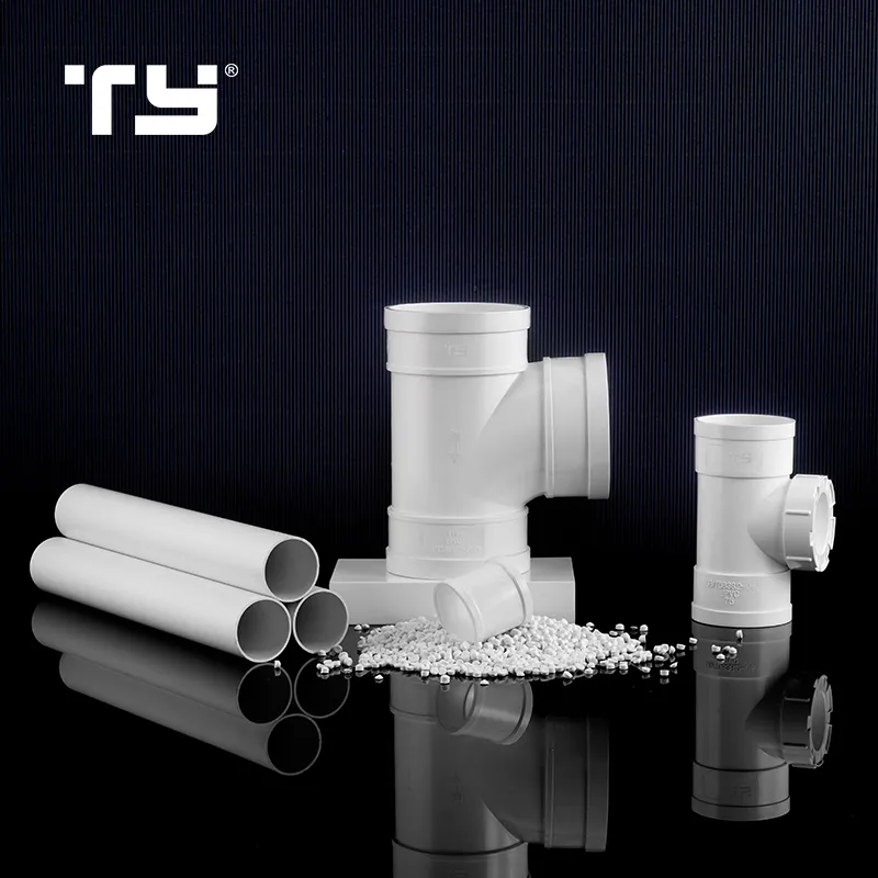 High Quality PVC-U Drainage Pipe Fittings Plastic Socket Coupling Can OEM