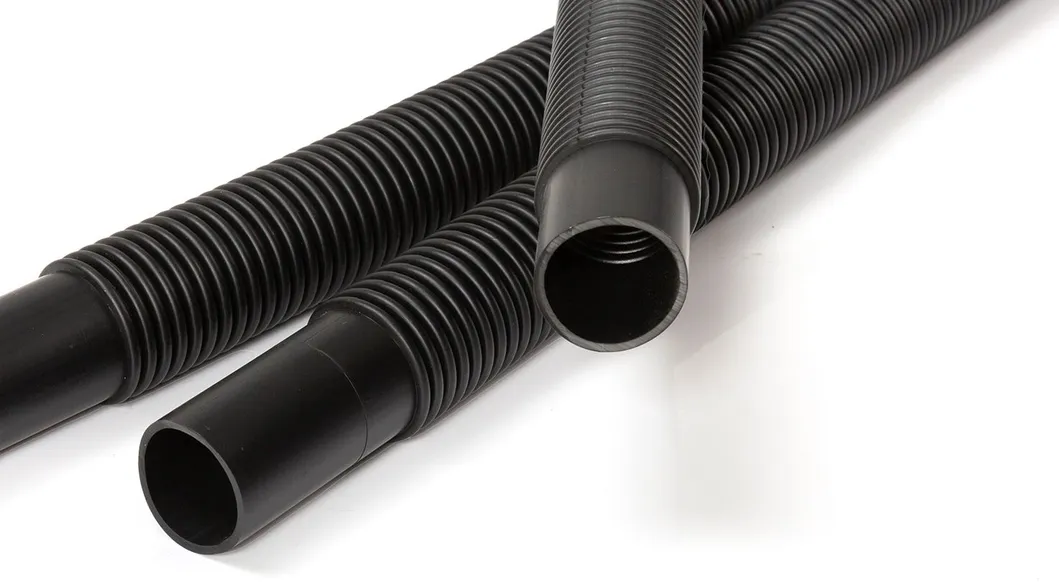 Corrugated Pipe Electrical Wire Protection Flexible Plastic Conduit Options in PP, PE, PVC, and Nylon
