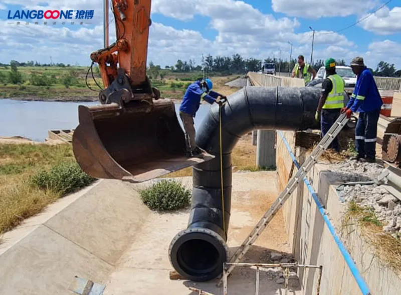 PE100 PE Pipe HDPE Fabricated Cross Fitting Segment Welded /Tee/Cross TF Fitting