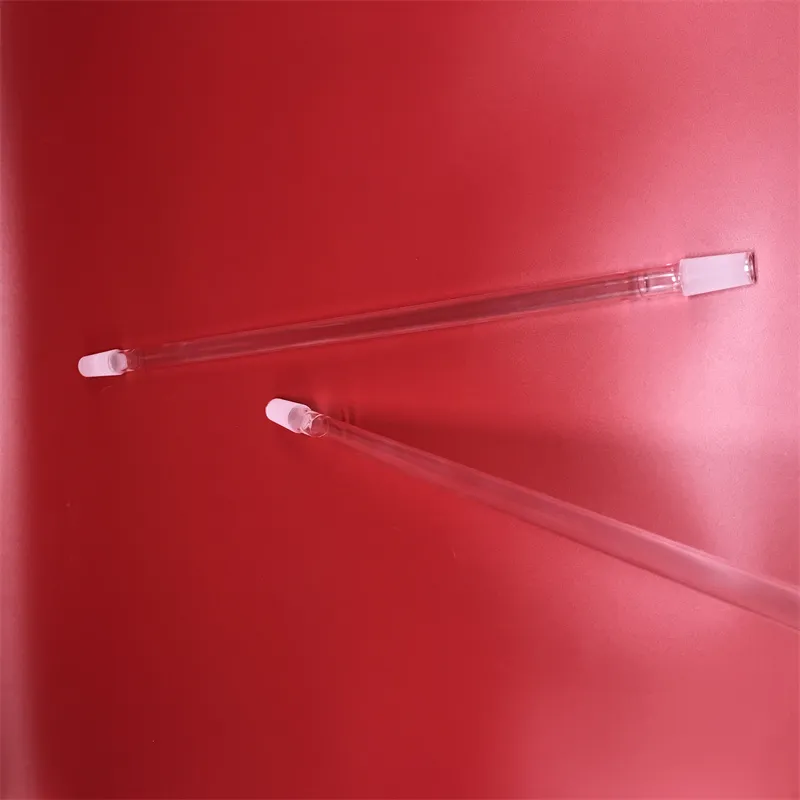 Heat Resistance Standard Ends Clear Fused Silica Quartz Glass Pipe