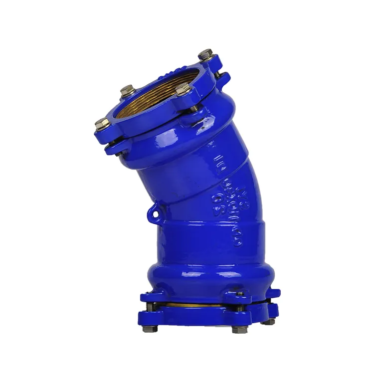 Pipeline Product Factory ISO2531/En545/En598 Fbe Coated Dci Ductile Iron Pipe Fitting for PE Pipe