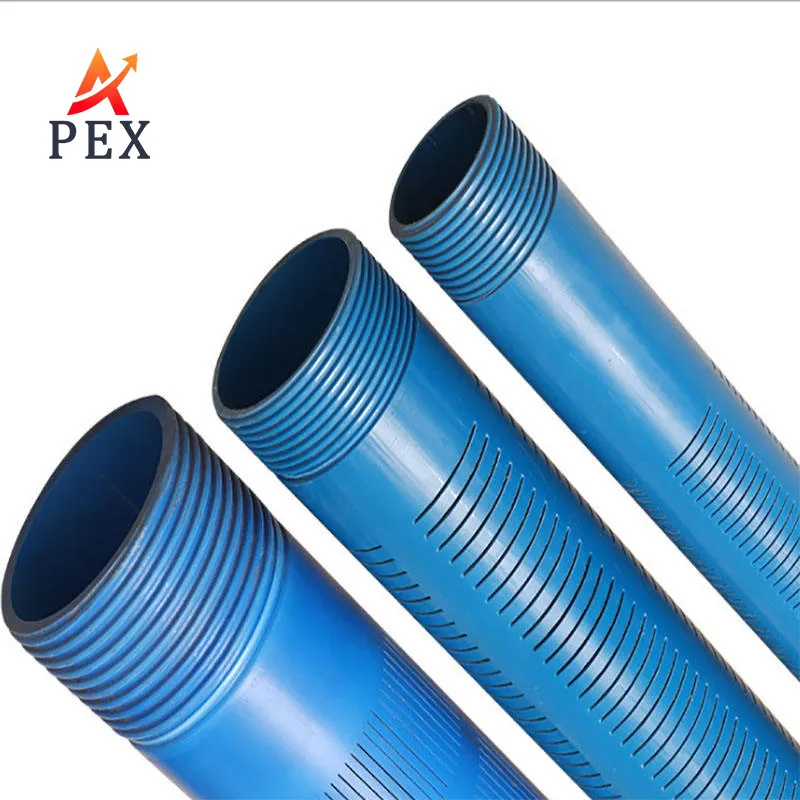 Blue Stripe PVC/UPVC Well Casing Pipe and Residential Wate Screen Pipes