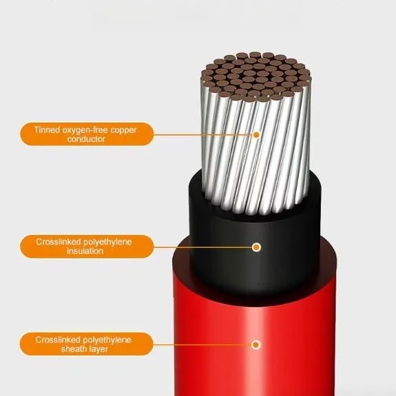 High Strength Solar Cable 6mm² Flame Retardant Xlpo Insulated Wire