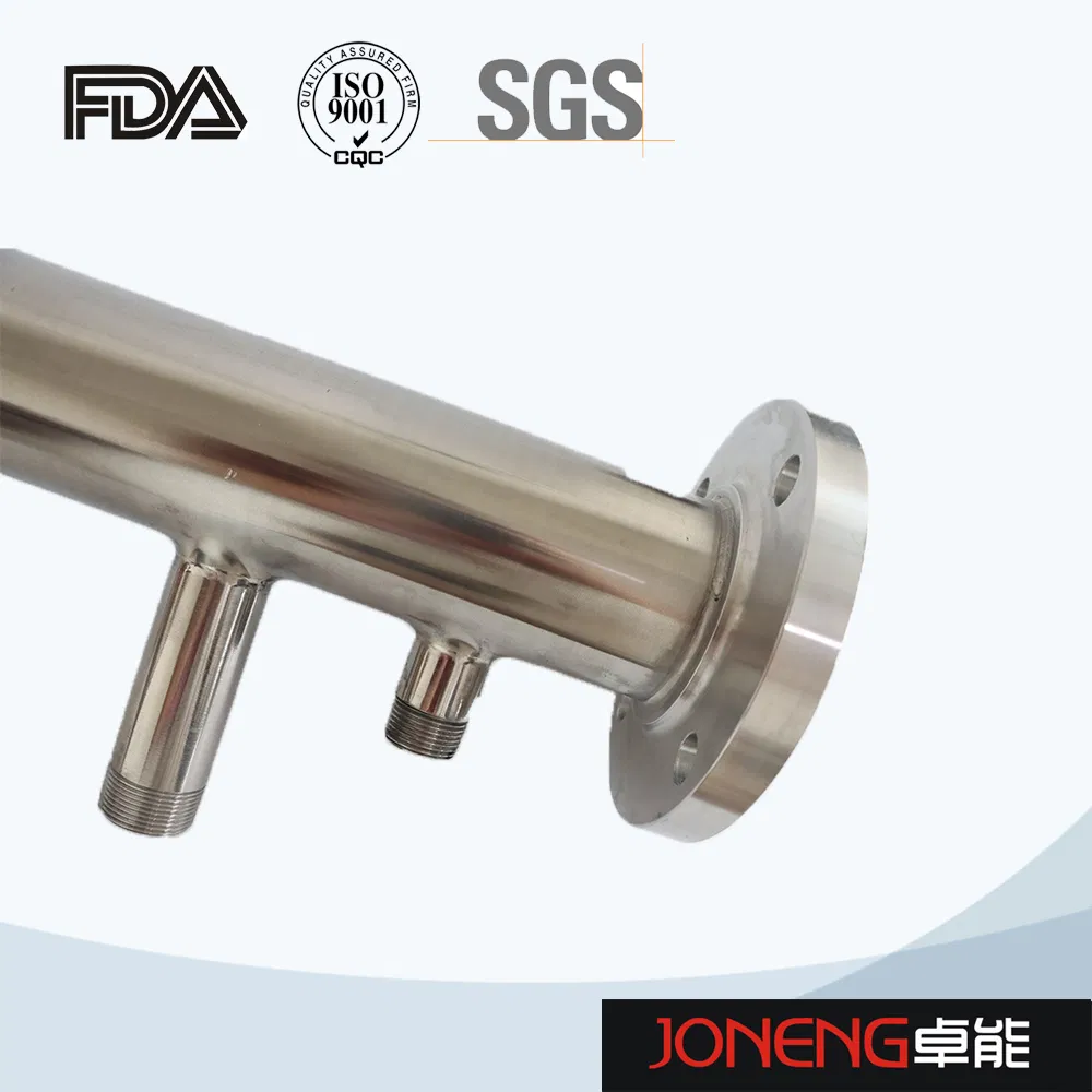 Sanitary Stainless Steel Female Threaded Pipe Section/Multi-Branch Pipe