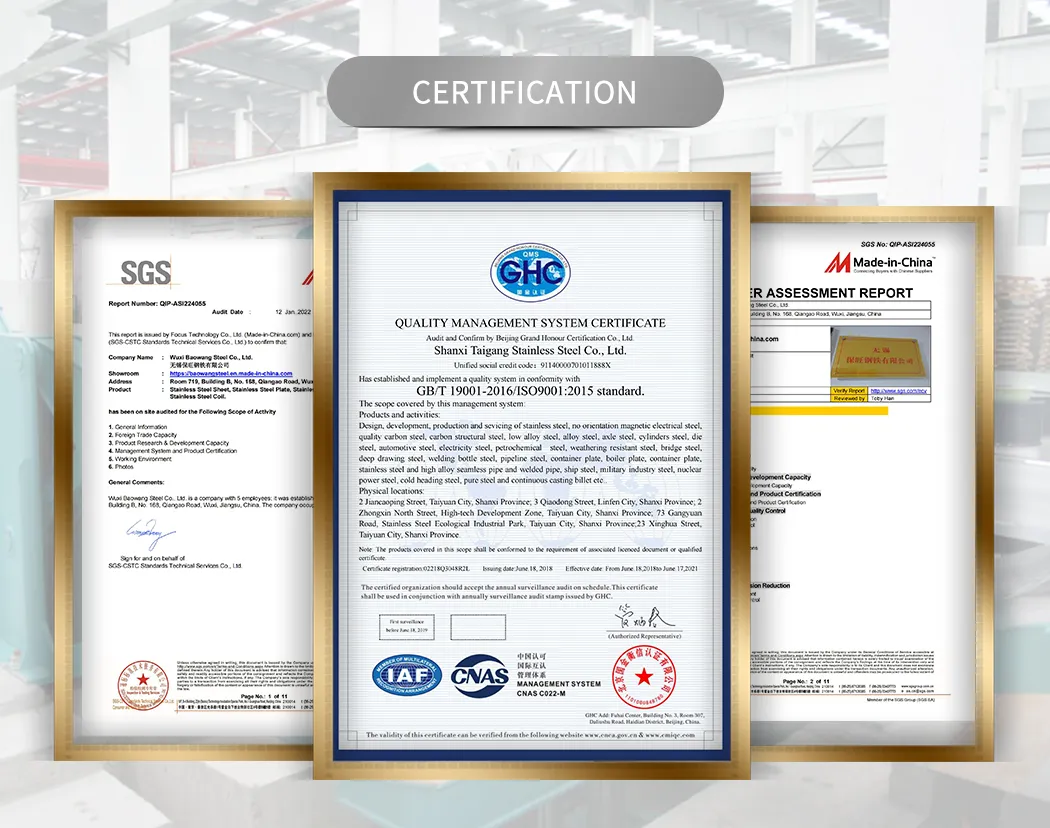 Stainless Steel Ss201 202 304 316L Seamless 0.5mm Thin Pipe with PVC Coated