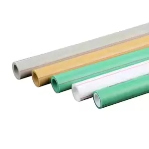 Pn10 DN20mm 25mm PPR Pipe Tube Cold Hot Water Supply Pipe for House Building Plumbing ISO9001 CE