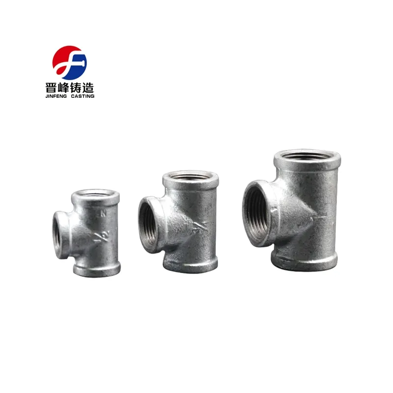 High Quality Galvanized Equal Tee Malleable Iron Pipe Fittings High Quality Galvanized Equal Tee Malleable Iron Pipe Fittings