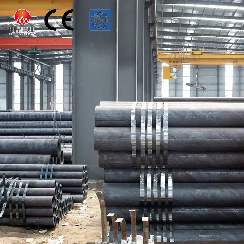 Q235B Carbon Steel Seamless Protective Pipe Od20-114mm Wt2-3mm GB/T 3091 Electric Power Engineering 