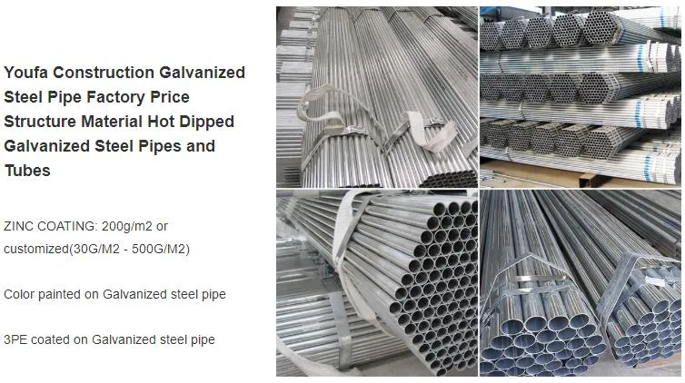 Gi Pipe Price 1.5 Inch DN40 48.3mm Scaffolding Tube Pre Galvanized Steel Pipe Price
