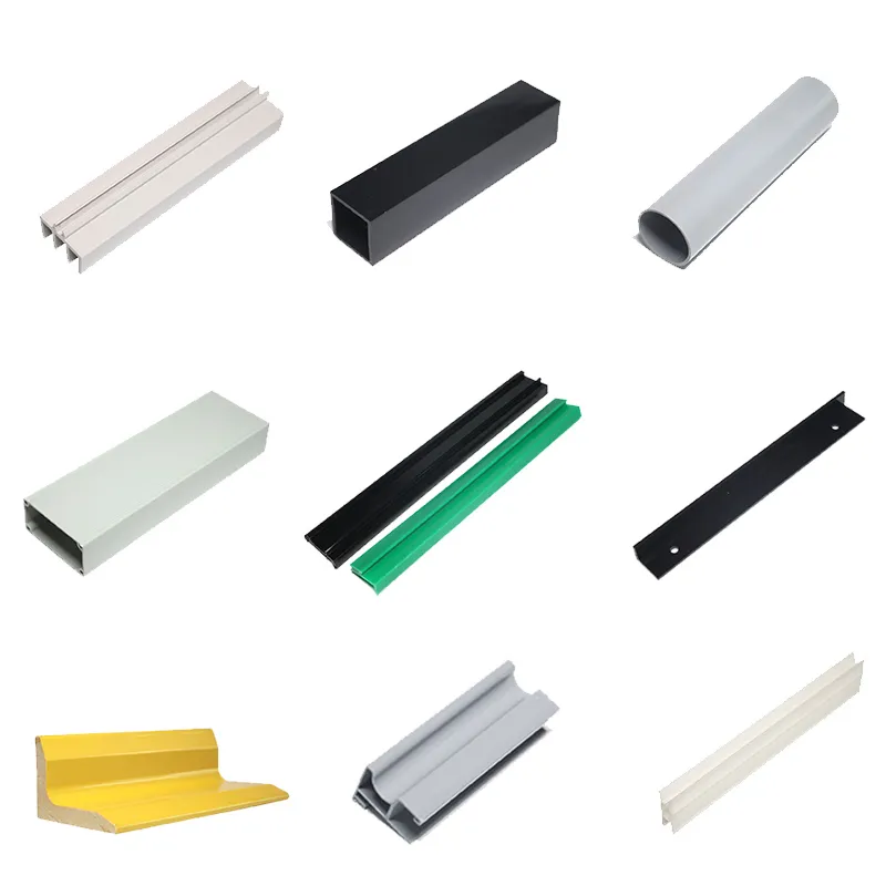 PE PVC ABS Profile Shaped Building Material Anti Static Plastic Pipe