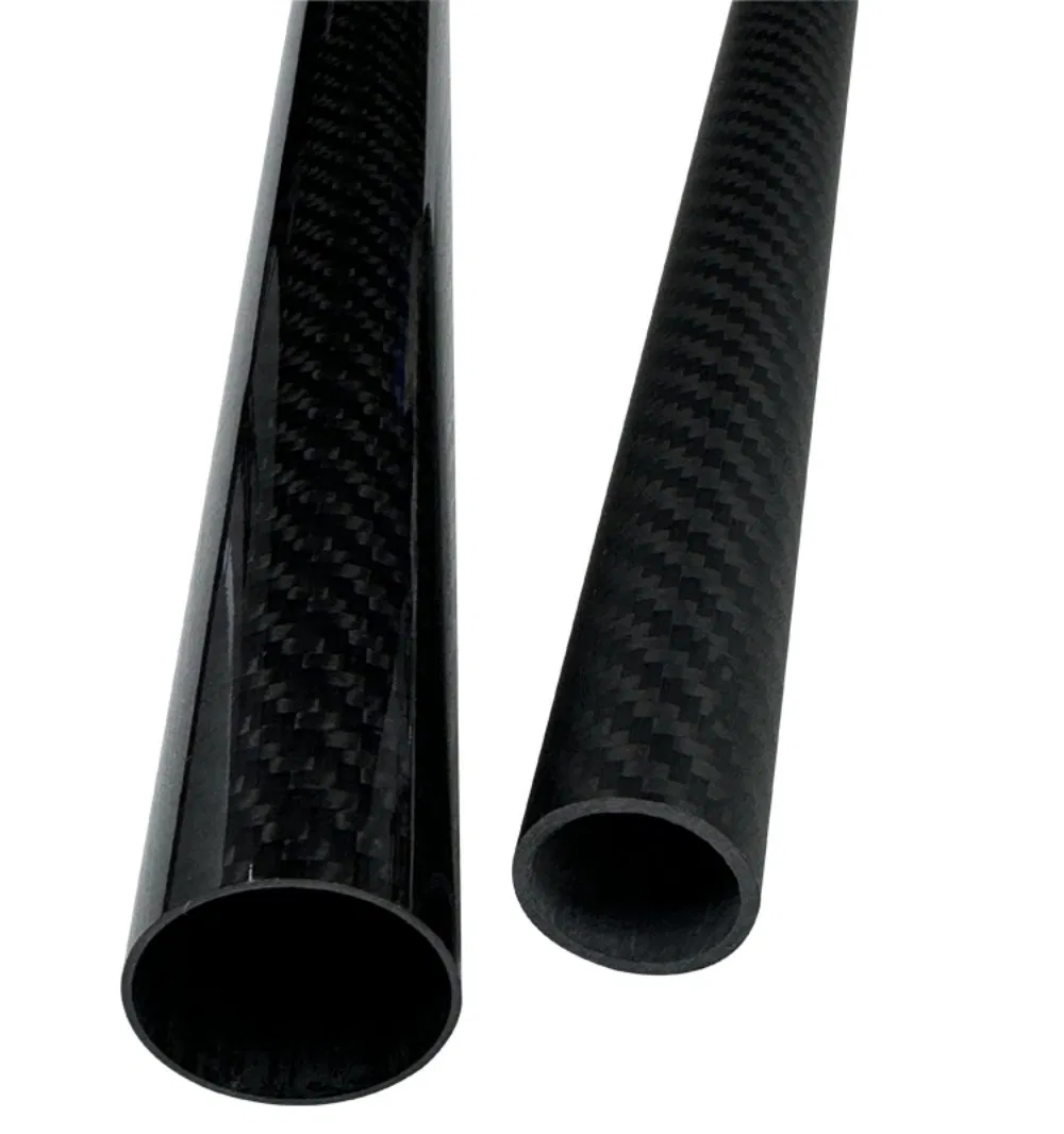 90-120mm Large Diameter Carbon Fiber Round Tube High Precision Thickened Matte Surface Multiple Mold