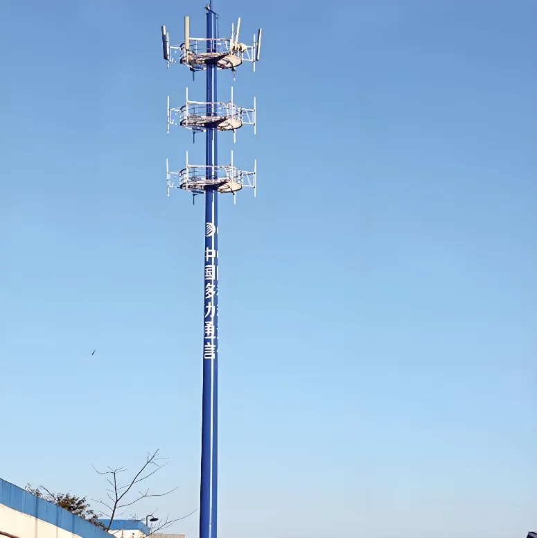 ISO Approved New Xinyuan 12032*2352*2352 Standard Mobile Antenna Single Pole Tower