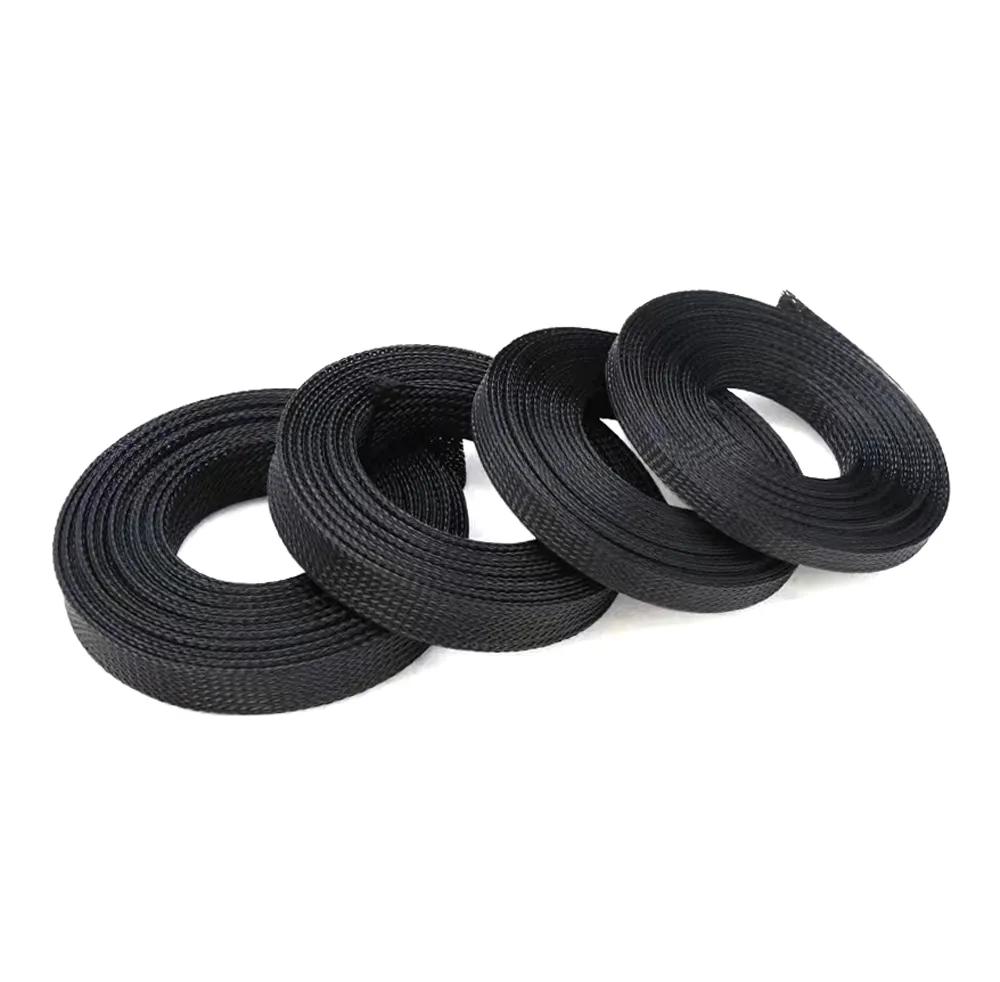 Grey Extensible Cable Marker Braided Sleeve