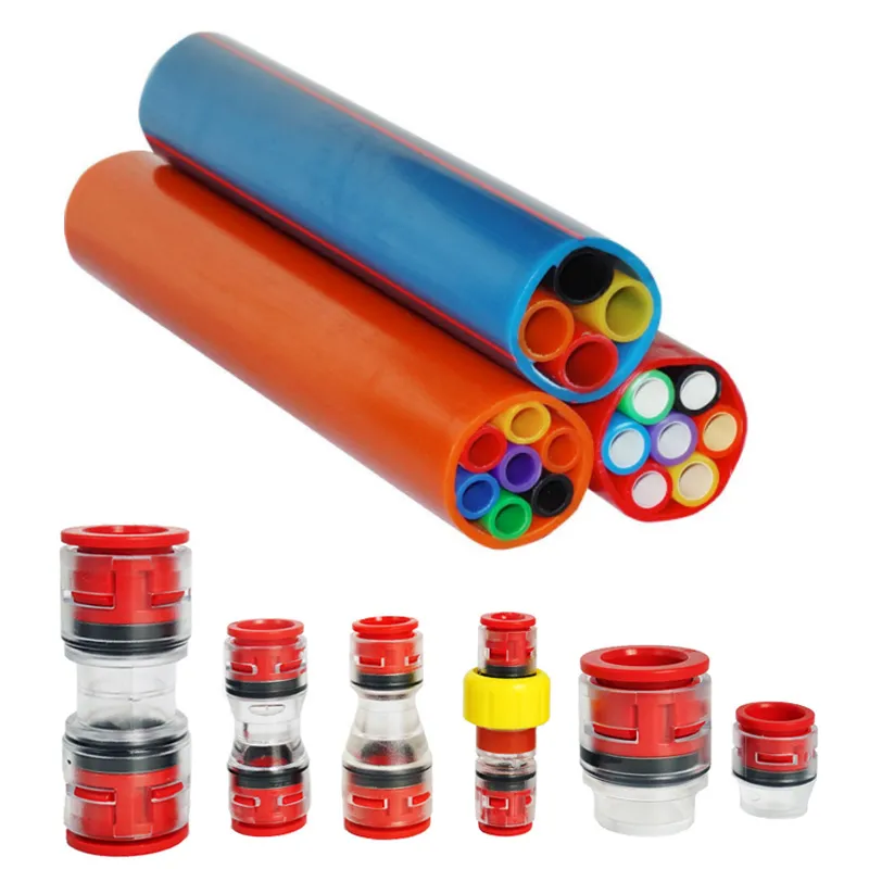 Microduct Factory Square Hexagon Triangle Flat Round 4way 7way Microduct Tube