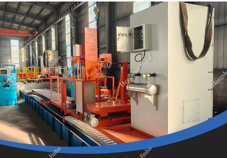 Molding Fiberglass Jiubo DN600-DN4500 FRP Pipe Continuous Filament Winding Equipment