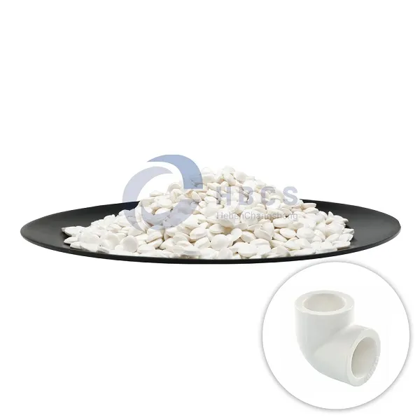 Hbcs UV Stabilized High Impact Rigid PVC Pellets for Pipe Fittings
