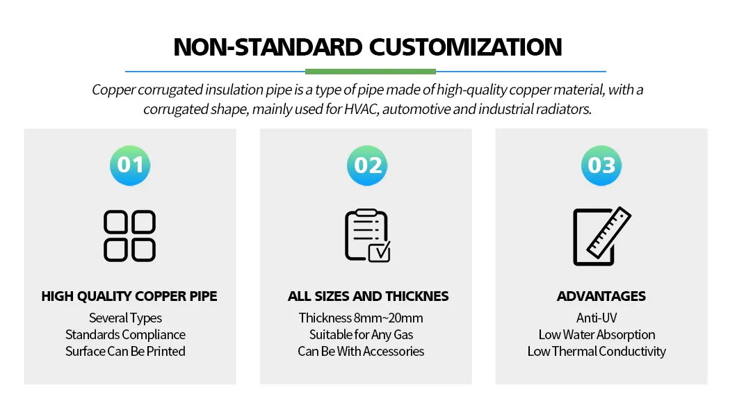 Flexible PVC Corrugated Pipe Recyclable Pipe Underground Utility Pipe PE Corrugated Copper Pipe