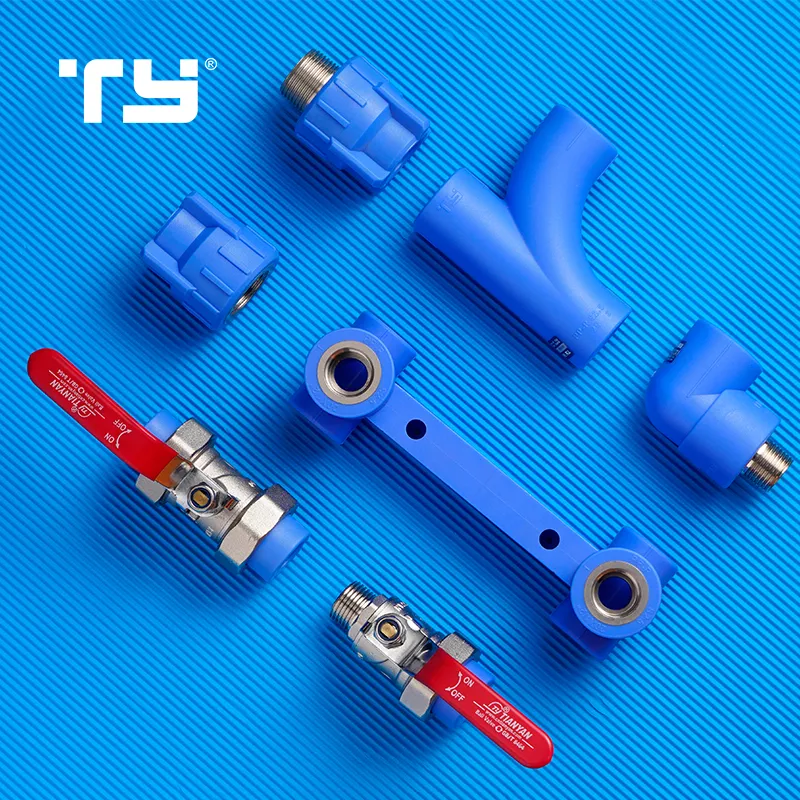 CPVC PVC PPR Plastic Pipe Fitting Coupling Elbow Tee Male Female Adapter Pn20/Pn16/Pn25 for Water Supply