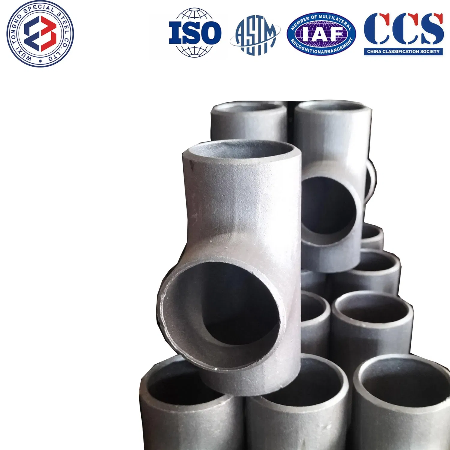 Durable ASME SA106, ASME SA210, ASME SA213, ASME SA335, En10216, DIN17175 Seamless Steel Tee a/SA106