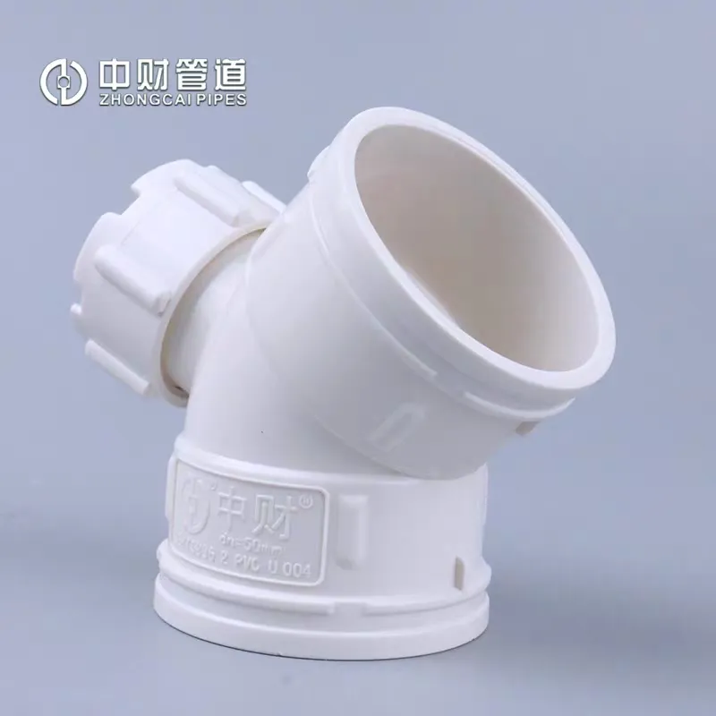Zhongcai PVC HDPE PPR PVC Pipe Water Tube PE UPVC Conduit Tube PP PE PPR PVC Pipe Fittings PVC Pipe 