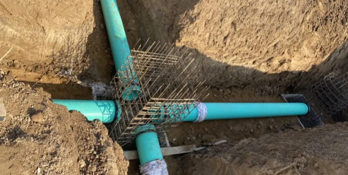 Dhpi Industrial PVC Pipe Factory Processing Lead-Free Salt Wastewater Hard Plastic Drainage Pipe ISO Standard DN 125/160/225/250/315mm