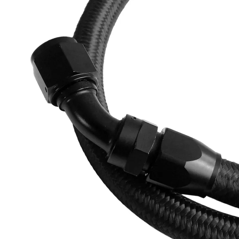 Universal An4 An6 An8 An10 E85 Nylon Brake Hose Oil Line Cooler Pipe Stainless Steel Braided PTFE Fi