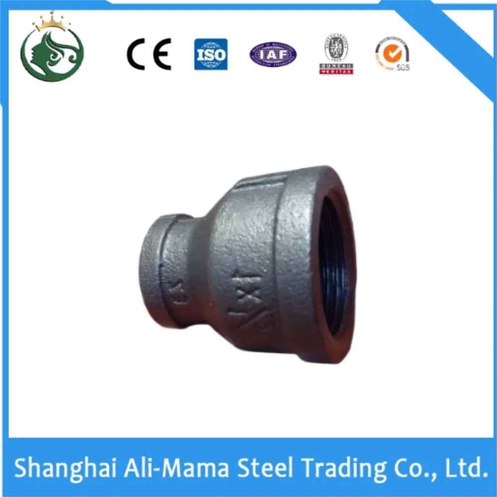 Versatile Malleable Iron Pipe Fittings for Construction Projects 1/2inch to 24inch UL FM Ceritificat
