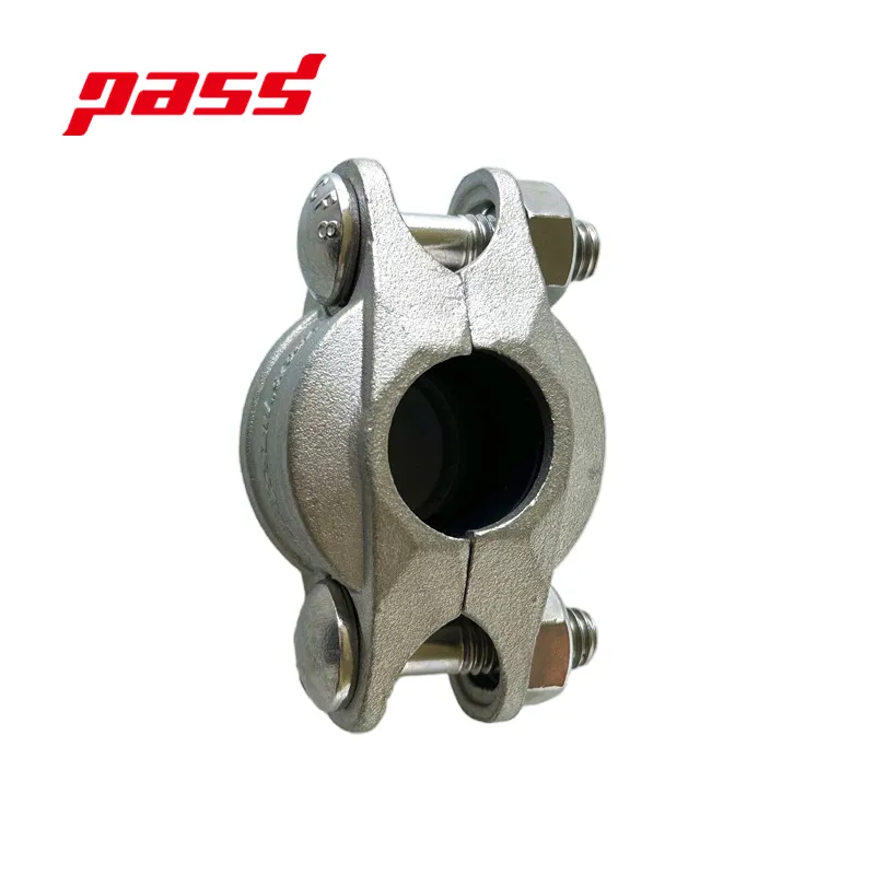 Various Materials Nylon/Stainless Steel/Ductile Iron Grooved Flexible Coupling Clamp Pipe Fittings