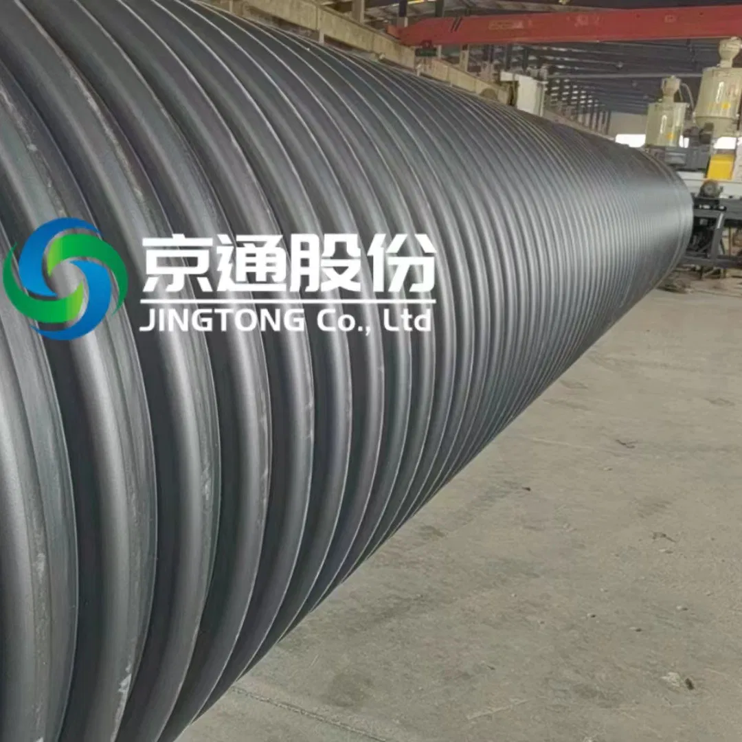Sn8 - Sn16 PE Pipe Reinforced with Steel Belt for Drainage / Rain Water