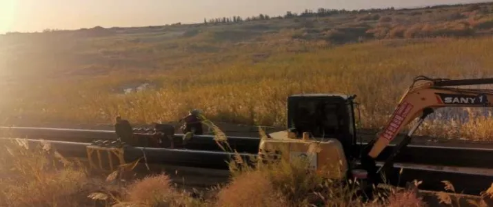 Reinforced Spiral Welded Steel Pipe ERW Pipeline