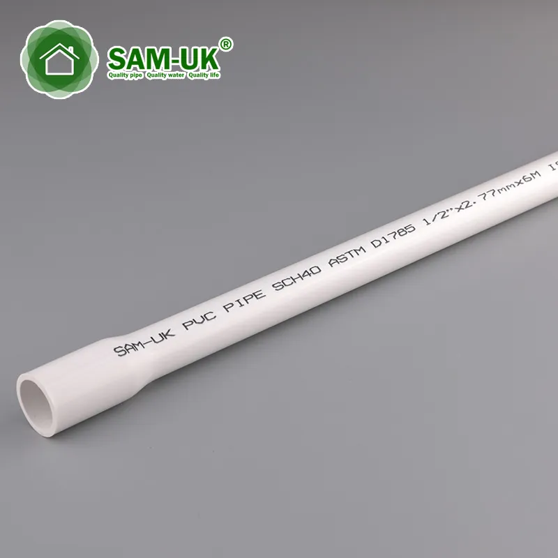 PVC Thermoplastics Pipes Sam-UK Nylon Bag From 1/2′ ′ to 4′ ′ Products Plastic Pipe