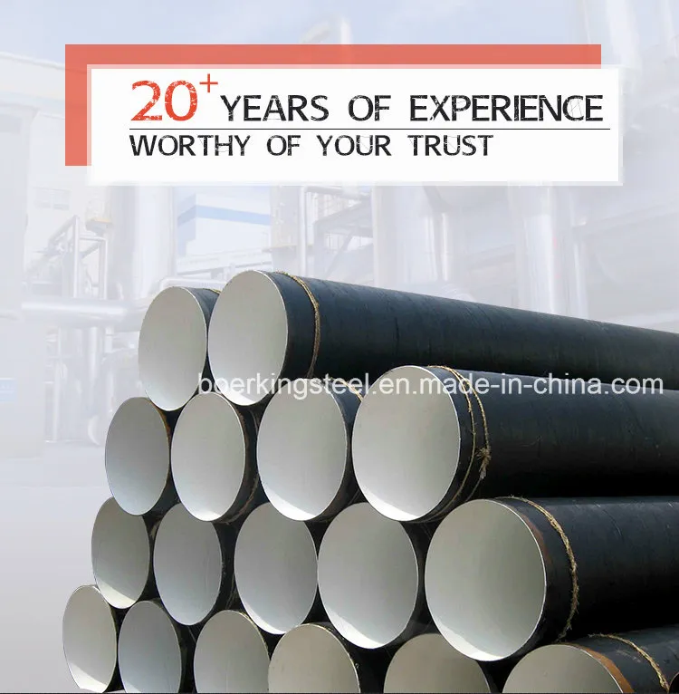3PE Coating Anti-Corrosion Spiral Steel Pipe, 3PE Anticorrosion Seamless Steel Pipe