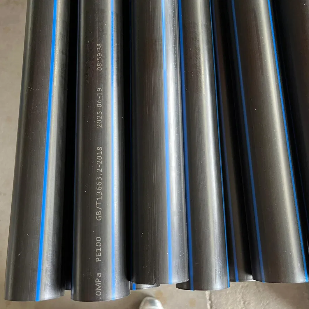 Wholesale DN20-DN1200 PE100 HDPE Pipe for Water Supply Irrigation Drainage