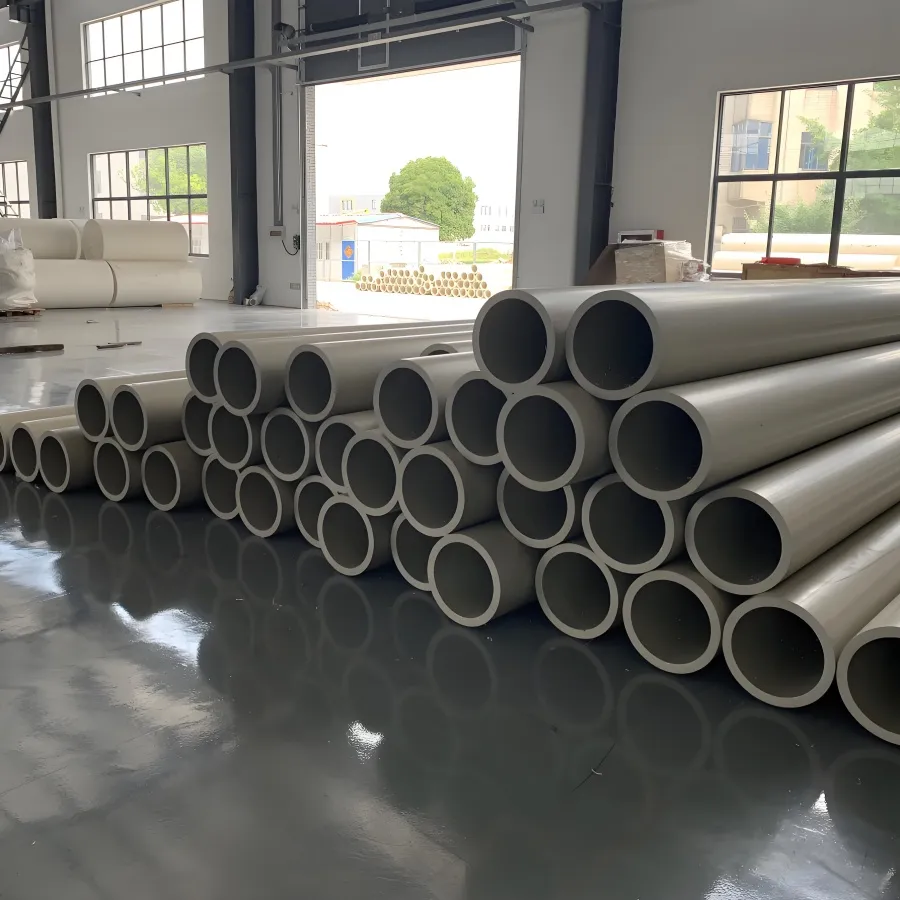 Multifunctional Pn16 Pph Fittings Plastic Straight Pipe for Industry