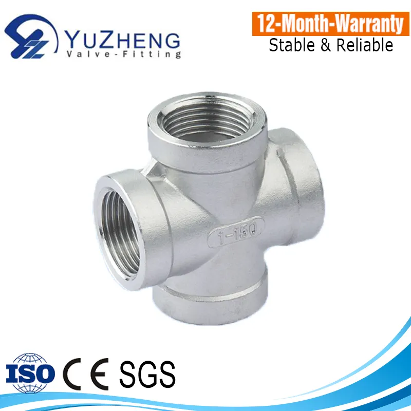 Stainless Steel CF8/CF8m/Wcb/Ci/Brass BSPT/BSPP/NPT/Welded High Pressure Stainless Steel Pipe Fittin
