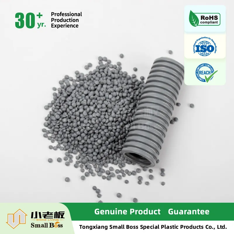 Factory Direct Sale Soft PVC Compound Granules Pellets for Corrugated Pipe