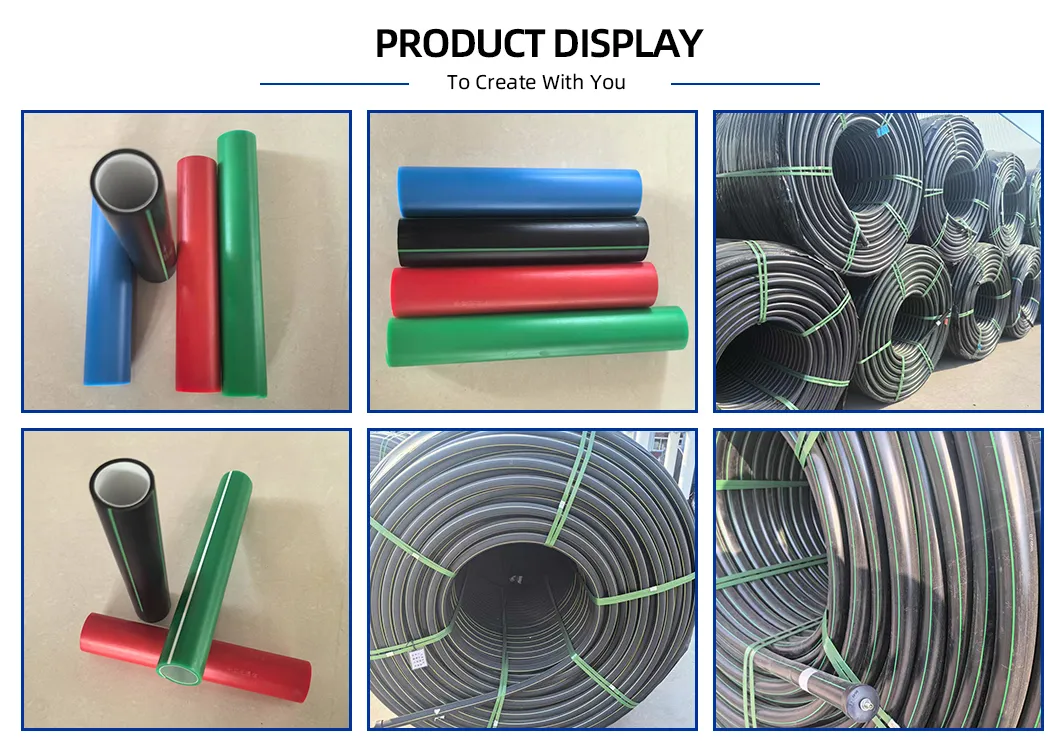 Silicon Core Layer High Density Polyethylene HDPE Silicicore Pipe Tube Compression Fittings